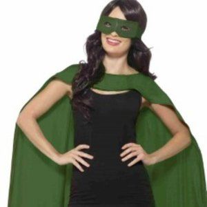 Smiffy's Unisex Cape and Eye Mask Set